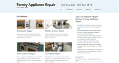 Desktop Screenshot of forneyrepair.com
